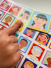 eeBoo Memory Matching Game Never Forget a Face 3yrs+ - My Playroom 