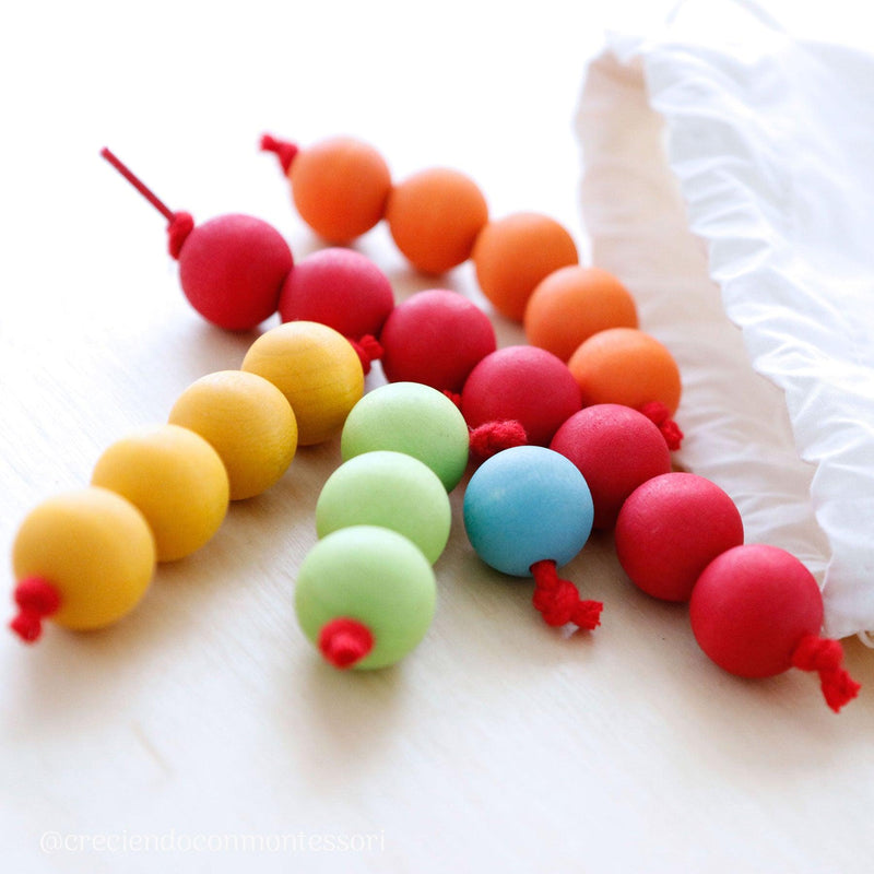 Grimm’s Colourful Bead Stair 3yrs+ - My Playroom 