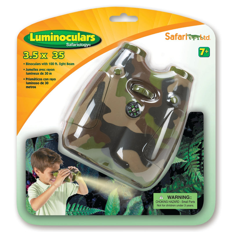 Children's Camouflage Luminocular Outdoor Travel Toys by Safari Ltd Early Science STEM Toys Best Seller 7yrs+