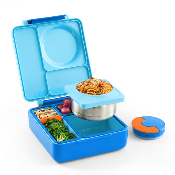 bento box 3 Piece Stackable Bento Box Adult Lunch Box with Cutlery -  Hot/Cold - Separates Ideal Portion Sizes -Dishwasher Safe - AliExpress