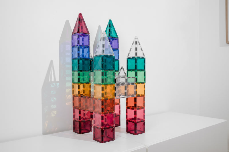 Connetix Tiles Pastel Square Pack 40 Piece Best Seller 3yrs+