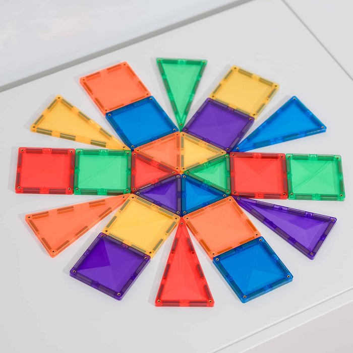 Connetix Tiles Rainbow Mini Pack 24 Piece 3yrs+