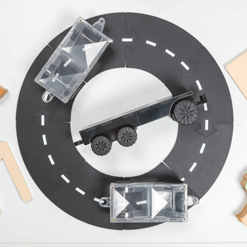 Connetix Transport Tiles Rainbow Pack 50 Piece Toy Car Best Seller 3yrs+