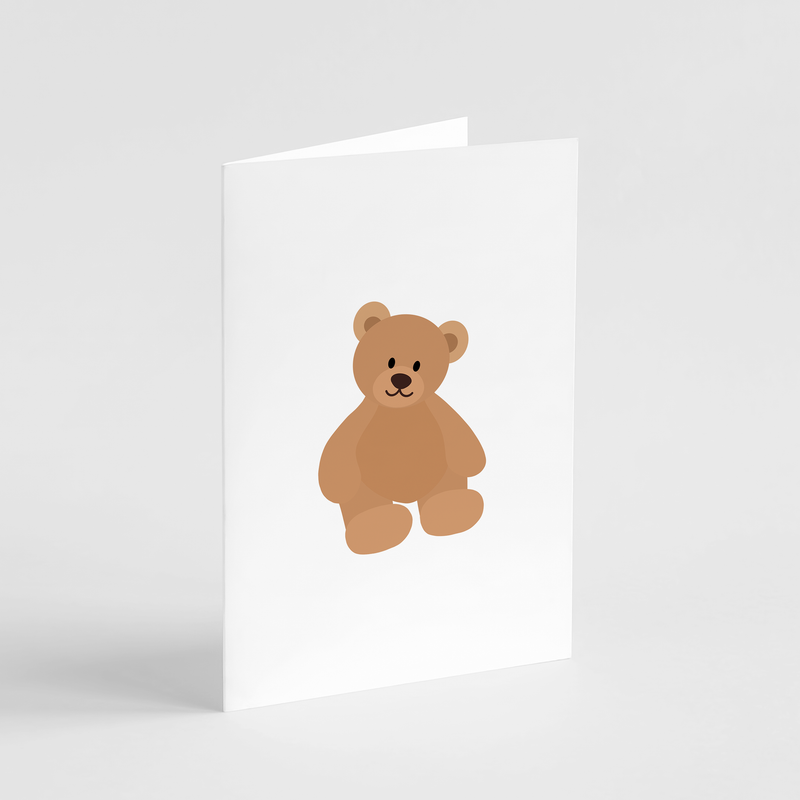 Teddy Bear Kids Birthday Greeting Card By Popsy Press