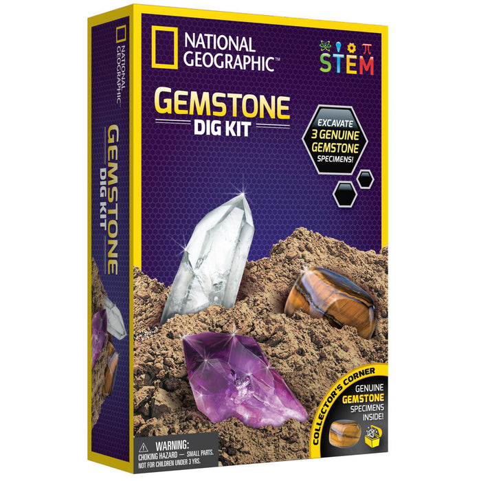 National Geographic Gemstone Dig Kit 8yrs+
