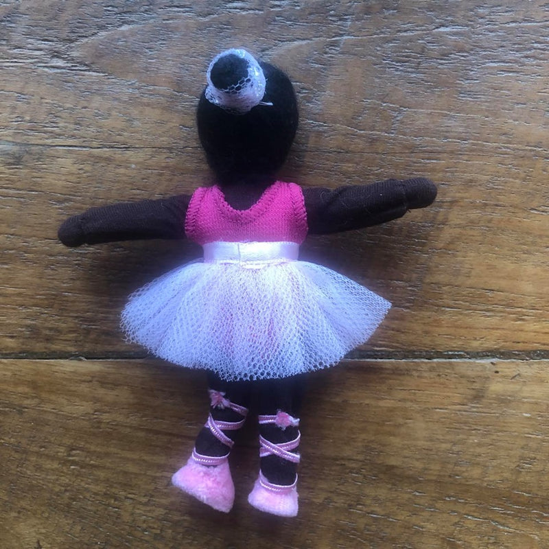 Evi Doll Ballerina Dark Skin Fairy Unicorn and Castle Theme 3yrs+