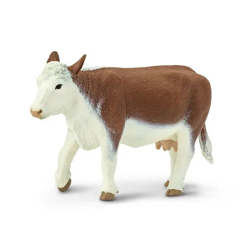 Hereford Cow Figurine Farm Animal Collection