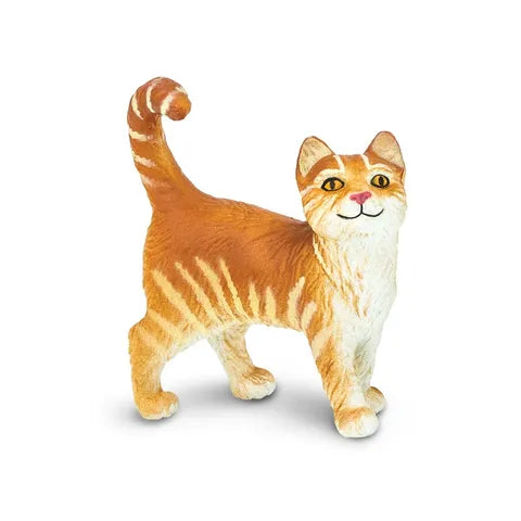 Tabby Cat Figurine by Safari Ltd Farm Collection Animal Figurines 3yrs+