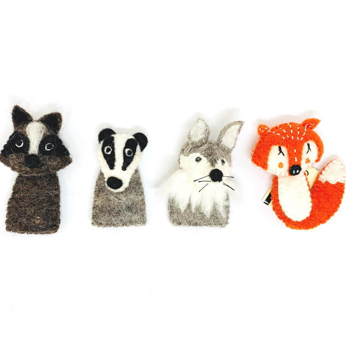 Papoose Woodland Animal Finger Puppets Set of 4 — My Playroom