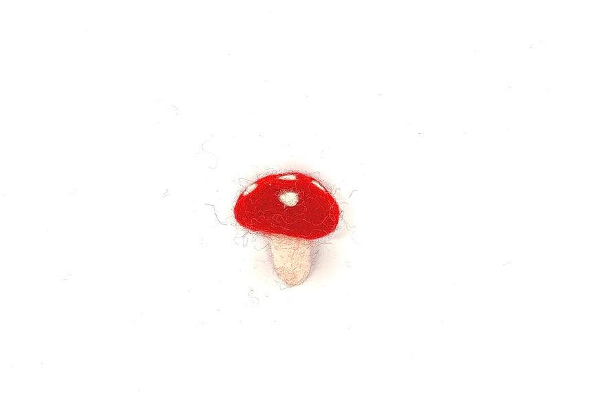 Papoose Felt Mini Mushroom 4cm Each - My Playroom 