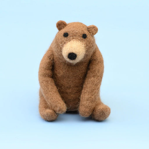 Tara Treasures Felt Bear Toy - My Playroom 