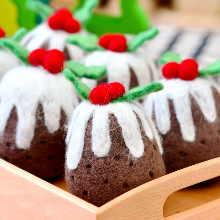 Tara Treasures Felt Christmas Pudding (Tall)