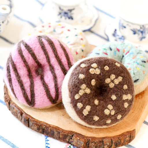 Tara Treasures Felt Doughnuts Set of 4 - My Playroom 