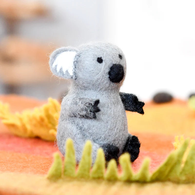 Tara Treasures Felt Koala Australian Animals Pretend & Imaginative Play Toys Felt Animals Retired 3yrs+