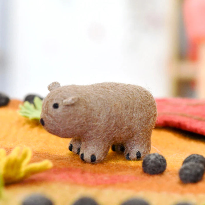 Tara Treasures Felt Wombat Toy