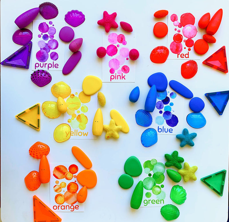 Colours Flash Cards By Devine Little Mind Early Literacy and Mindfulness Developmental Toys for Toddlers Gifts Idea 2yrs+