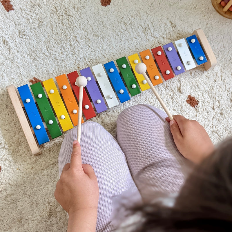 Kinderkram Glockenspiel Rainbow 15 notes Xylophone Musical Instruments for Kids Best Seller 3yrs+