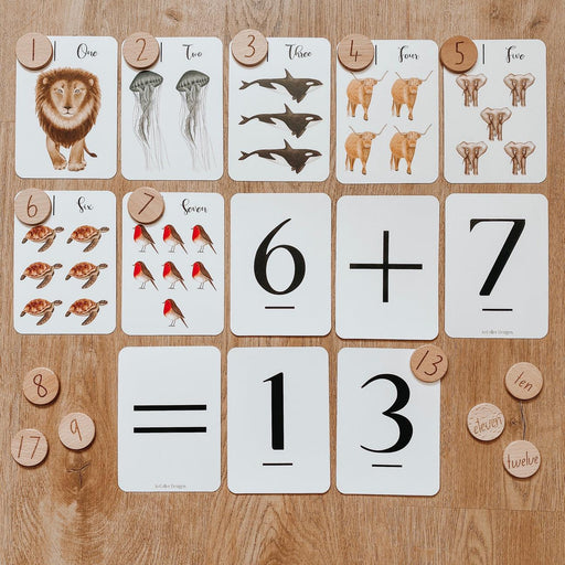 Jo Collier "Nature's 123" Flashcards - My Playroom 