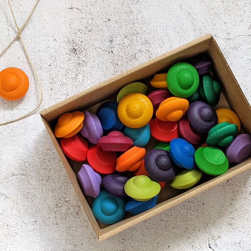 Grapat Mandala Rainbow Flowers 36 Pieces Math Games for Kids for 3yrs+