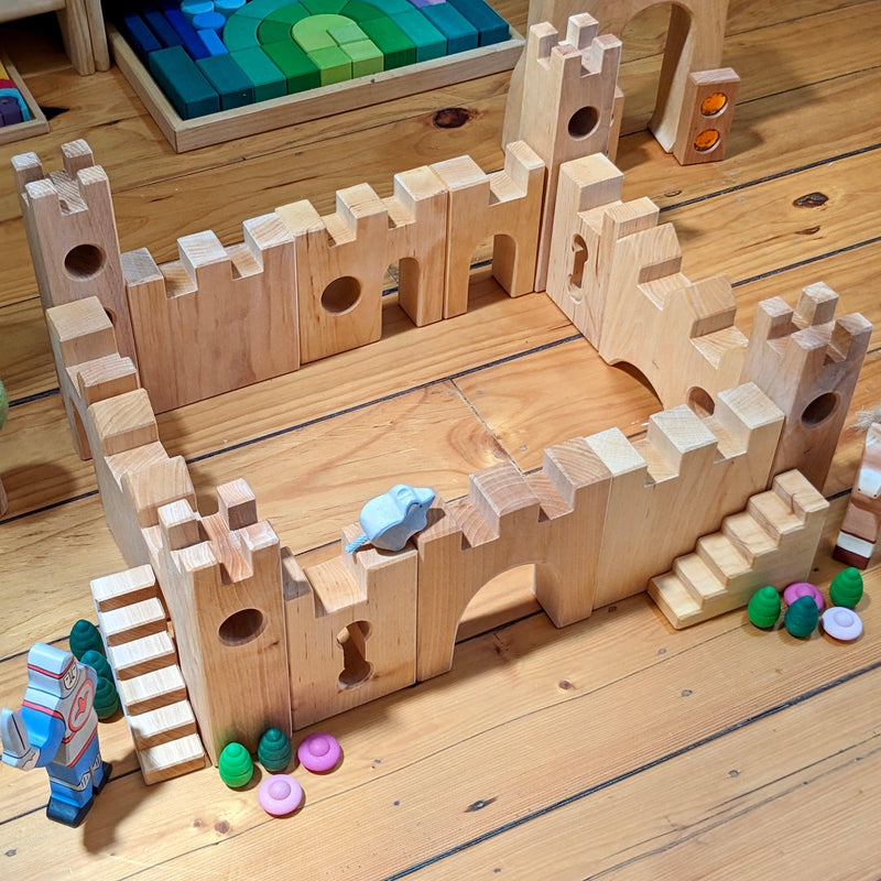 Bauspiel Knight's Castle Set 16Pc - My Playroom 