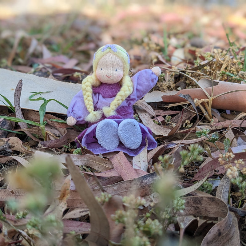 Evi Doll Spring Lavender 13cm Fairy Unicorn and Castle Theme 3yrs+