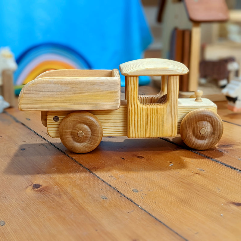 Debresk Big Tipping Truck Wooden Toy Car Best Seller 3yrs+