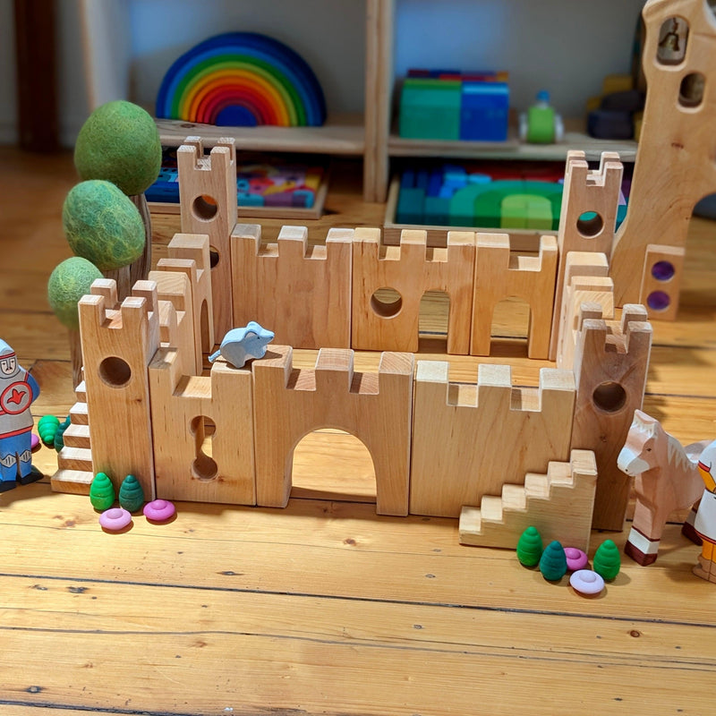 Bauspiel Knight's Castle Set 16Pc - My Playroom 