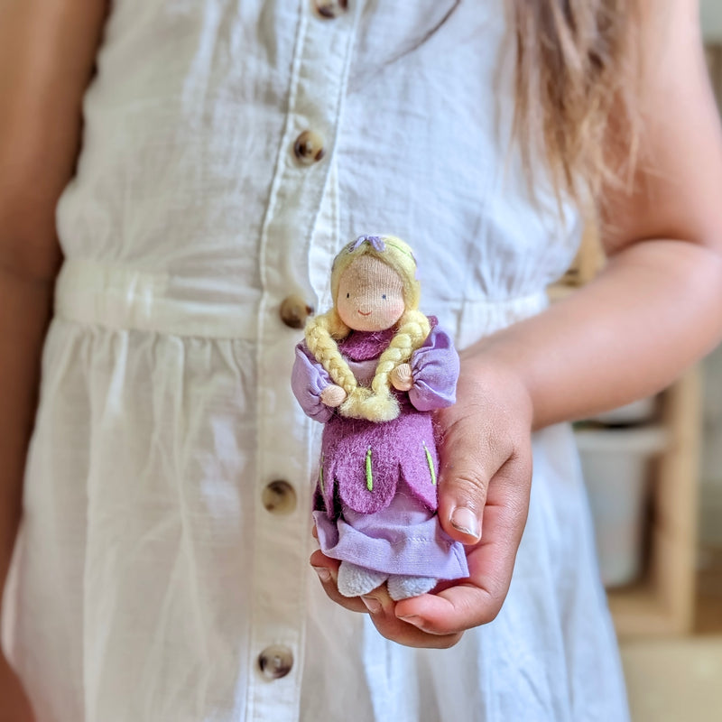 Evi Doll Spring Lavender 13cm Fairy Unicorn and Castle Theme 3yrs+