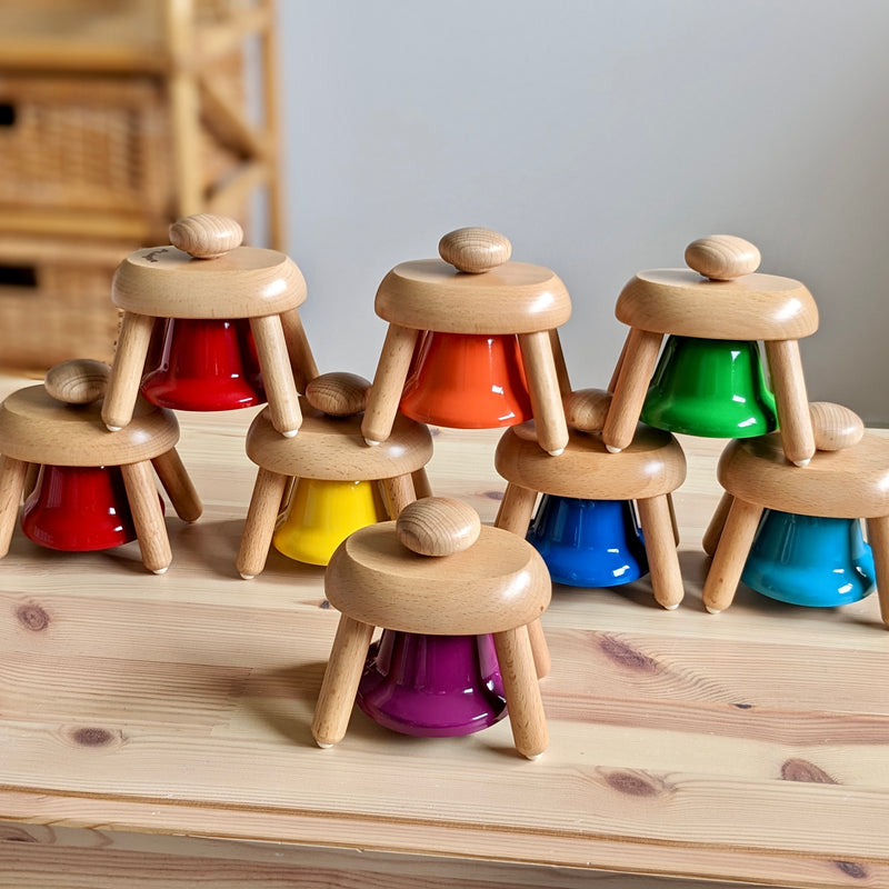 Pat Bells 8 Tones Bell C Major Scale by PlayMe Musical Intruments for Kids Best Seller 3yrs+