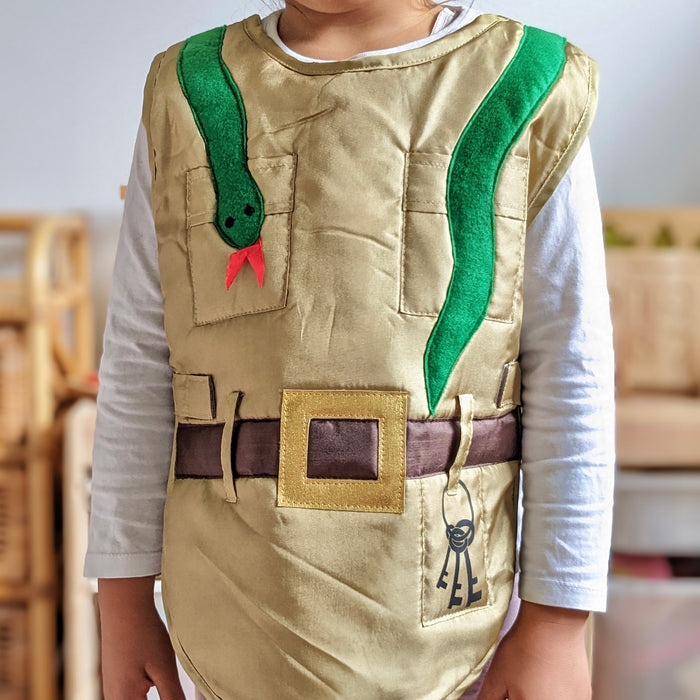Zoo Keeper Vest Occupational Dress Up 3yrs+