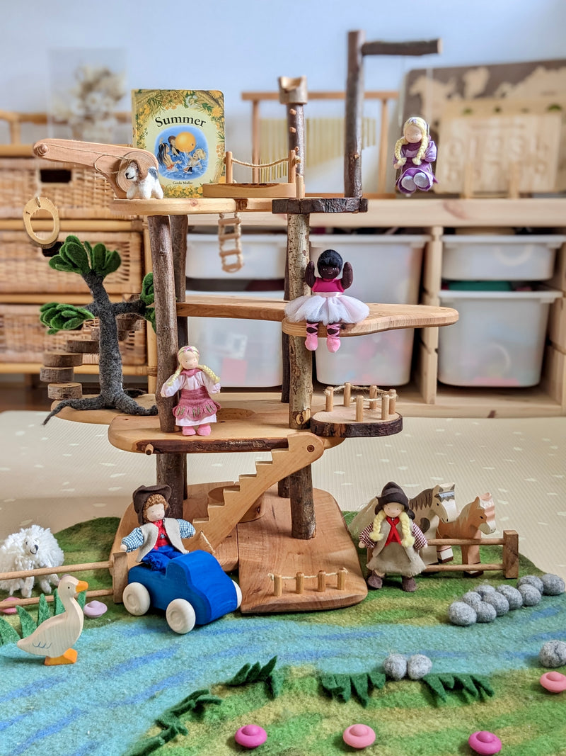 Evi Doll Spring Lavender 13cm Fairy Unicorn and Castle Theme 3yrs+