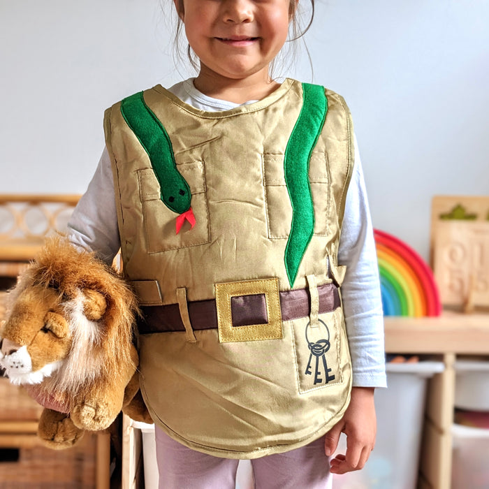 Zoo Keeper Vest Occupational Dress Up 3yrs+