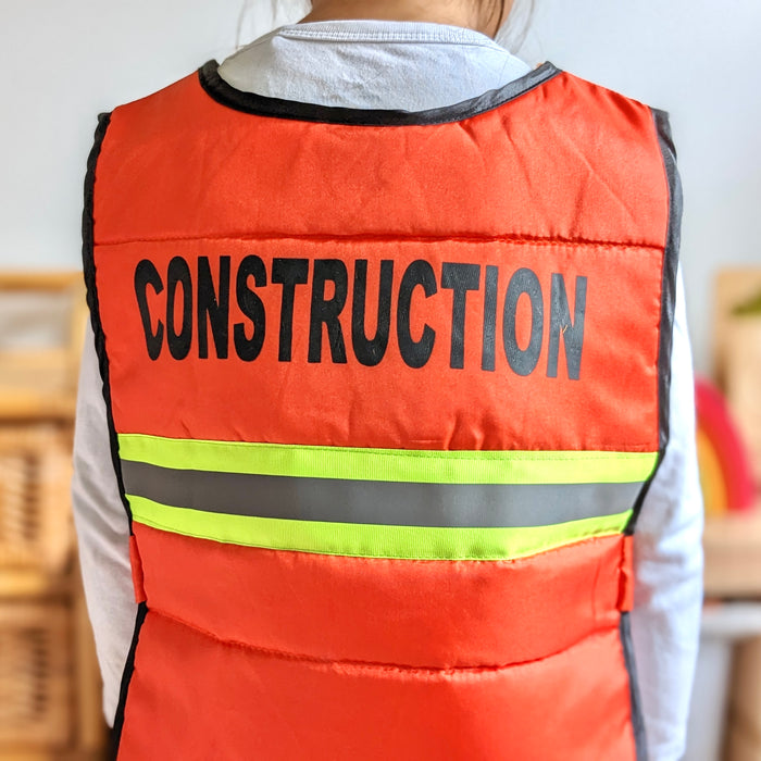 Construction Vest Occupational Dress Up 3yrs+