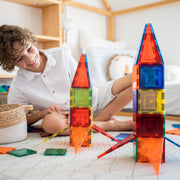 Learn and Grow Magnetic Tiles 110 Piece Set 