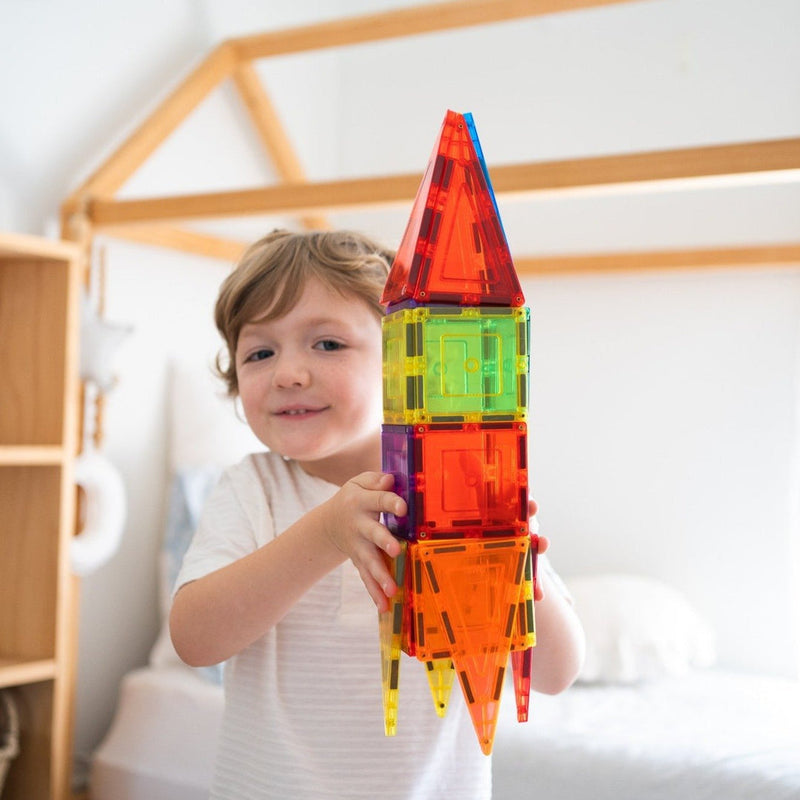 Learn and Grow Toys Magnetic Tiles 110pc Builders Pack Best Seller 3yrs+