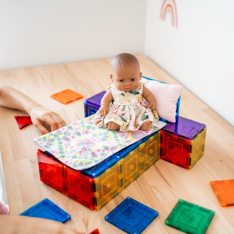 Learn and Grow Toys Magnetic Tiles 110pc Builders Pack Best Seller 3yrs+