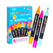 Rainbow Medium Tip Paint Pens Set of 6 - My Playroom 