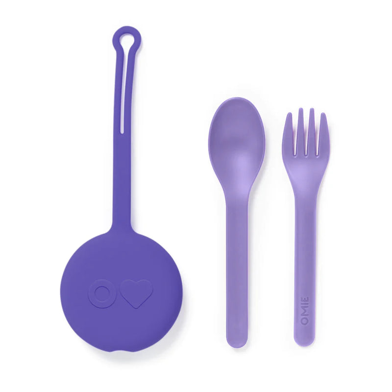 Omie Omiepod Kids Cutlery Set 3 Designs Kids Lunch Time 3yrs+