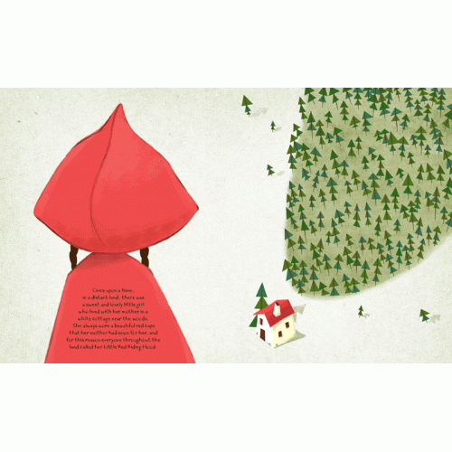 Little Red Riding Hood Die Cut Book (Hardcover)
