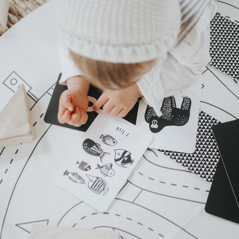 Wee Gallery Nature Number Cards Baby Toddler Toys Baby Gifts Idea 0m+