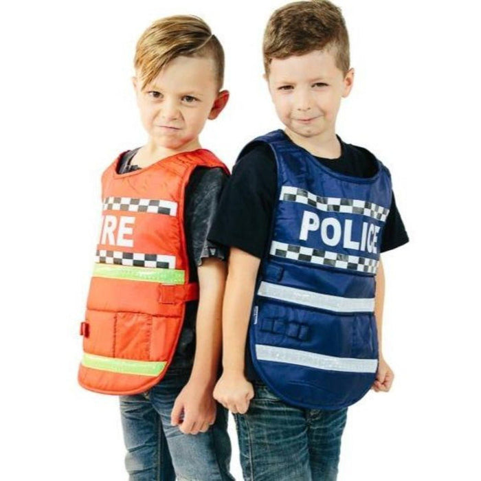 Policeman Vest Occupational Dress Up 3yrs+