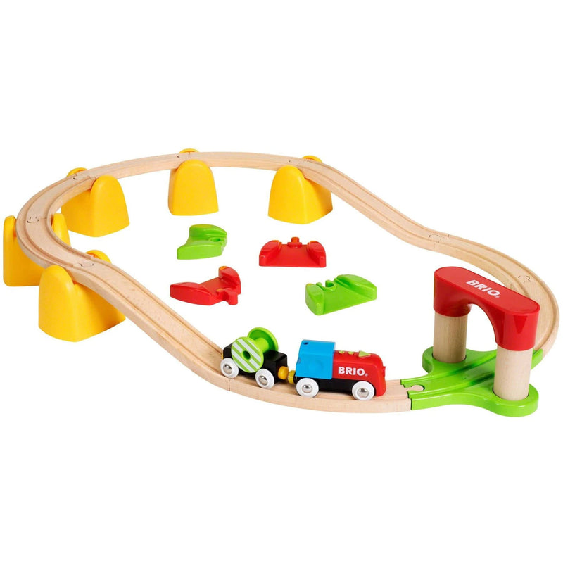 BRIO My First Railway Battery Operated Train Set 25 Pieces Toddler Toys 18m+