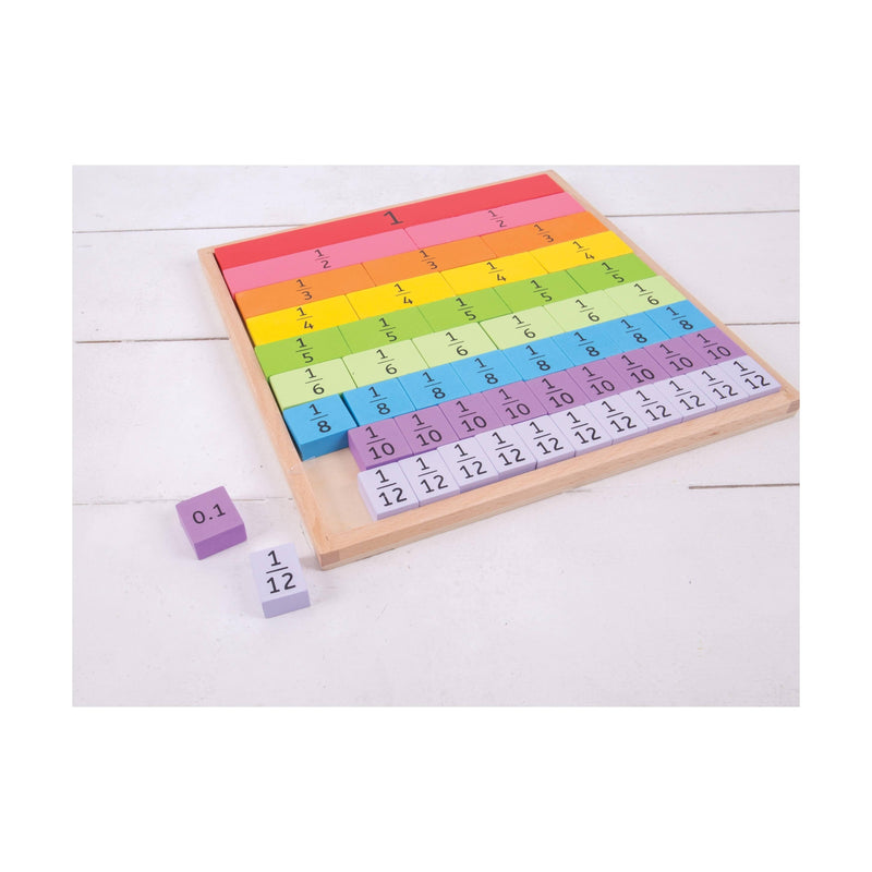 BigJigs Fractions Tray 3yrs+ - My Playroom 