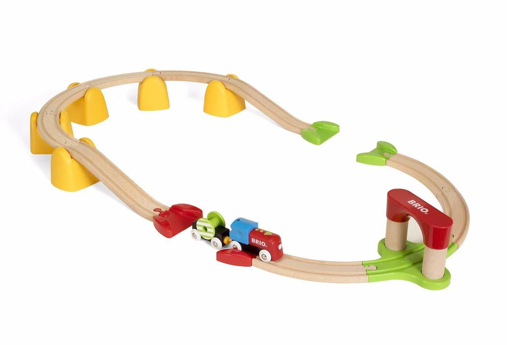 BRIO My First Railway Battery Operated Train Set 25 Pieces 18m+