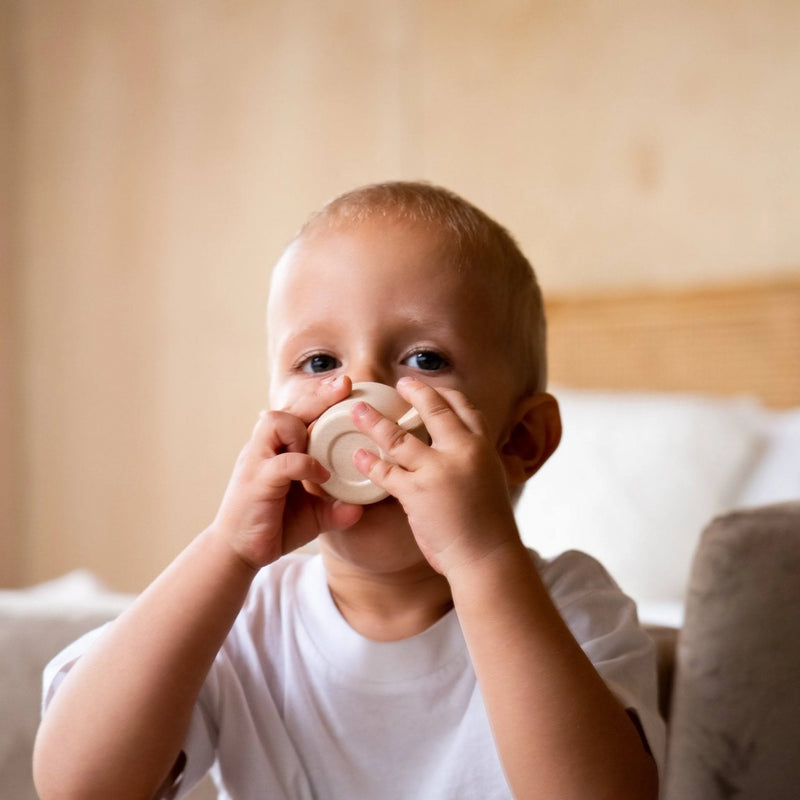 PlanToys Wooden Tea Set 13 pieces Pretend Play Kitchen  Developmental Toys for Toddlers Gifts Idea Best Seller 2yrs+