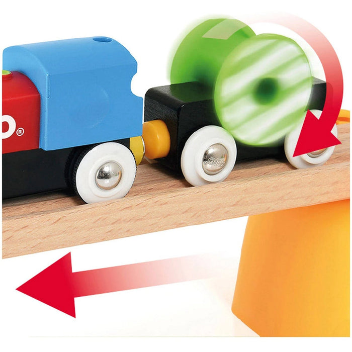 BRIO My First Railway Battery Operated Train Set 25 Pieces Toddler Toy My Playroom