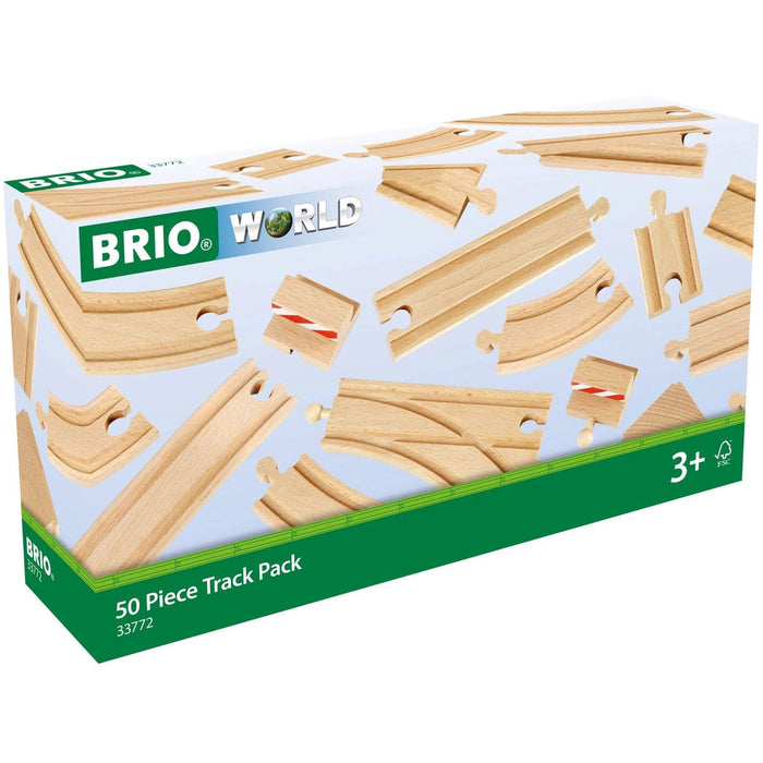 BRIO 50 Piece Track Pack 3yrs+