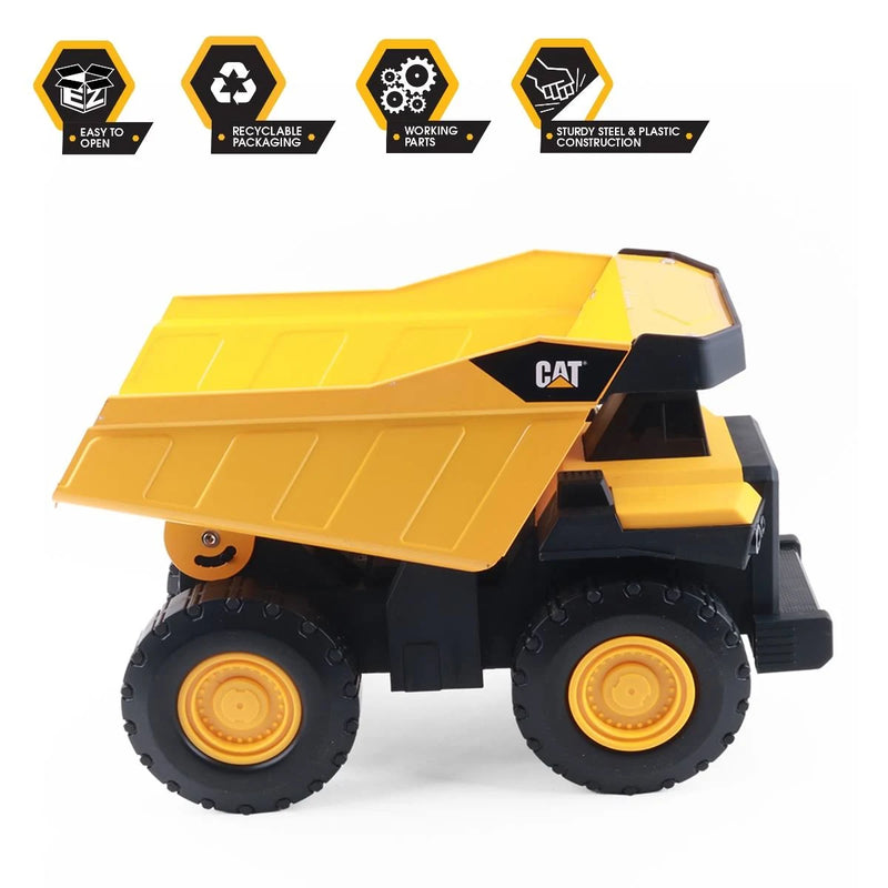 Cat Truck Toys XL Metal Sand Pit Vehicles CATERPILLAR Steel Dump Truck 40cm Toy Car Best Seller 3yrs+