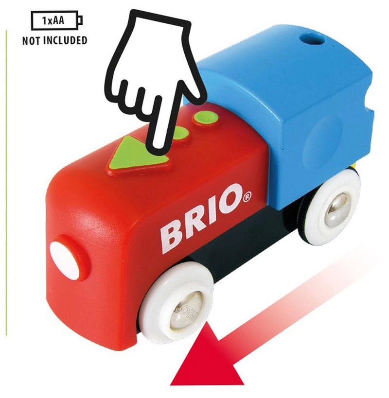 BRIO My First Railway Battery Operated Train Set 25 Pieces Toddler Toys 18m+
