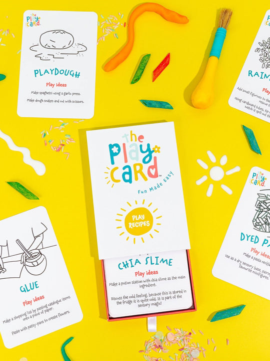 The Play Card Co Play Recipes Play Ideas Card 3yrs+